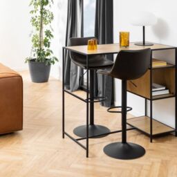 Black Bar Stool  I_Oregon Collection (Single) - thumbnail 4
