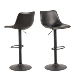 Black Bar Stool  I_Oregon Collection (Single) - thumbnail 1