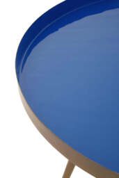Clarendon Blue Enamel Table Nest (Set of 2) - thumbnail 3