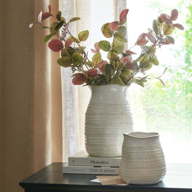 Artisanal & Rustic: The Tava Medium Hewn Vase - image 1