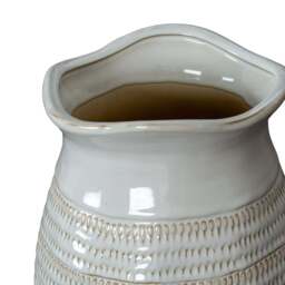 Artisanal & Rustic: The Tava Medium Hewn Vase - thumbnail 3