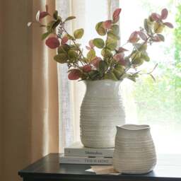 Artisanal & Rustic: The Tava Medium Hewn Vase - thumbnail 1