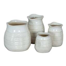 Artisanal & Rustic: The Tava Medium Hewn Vase - thumbnail 5