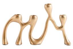 Terrace Holder Four Light Candle Gold - thumbnail 4