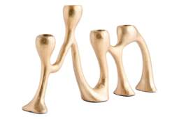 Terrace Holder Four Light Candle Gold - thumbnail 2