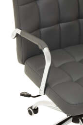 Monet Office Chair – Black with Chrome Base - thumbnail 4