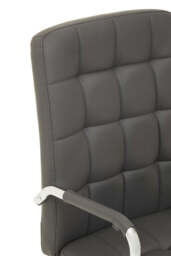 Monet Office Chair – Black with Chrome Base - thumbnail 5