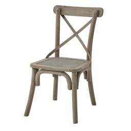 Copgrove Cross Back Dining Chair with Rush Seat - thumbnail 5