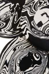 Four Marble Set Black White of Delmorae and Coasters - thumbnail 5