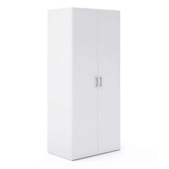 Space Wardrobe with 2 Doors in White 1750 - image 1
