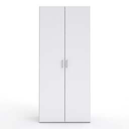 Space Wardrobe with 2 Doors in White 1750 - thumbnail 2