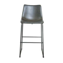 Nevoria Bar Stool Grey SET OF 2 - thumbnail 2
