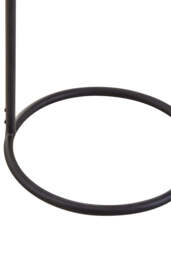 Wilmslow Grey & Black Hanging Top Side Table – Contemporary Accent Table - thumbnail 3