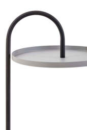 Wilmslow Grey & Black Hanging Top Side Table – Contemporary Accent Table - thumbnail 5