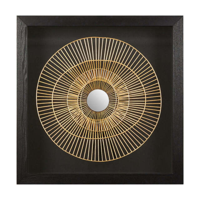 Horizon Wall Art – Gold & Black - image 1