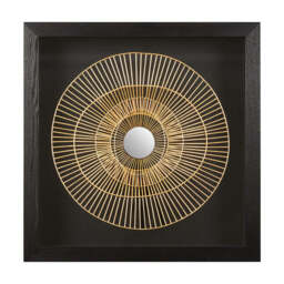 Horizon Wall Art – Gold & Black - thumbnail 1