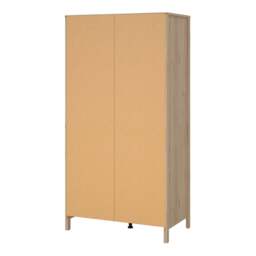 Barcelona Wardrobe with 2 Doors in Jackson Hickory Oak - thumbnail 4