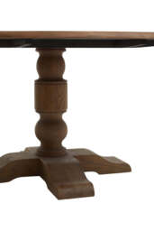 Lymm Oak Round Dining Table - thumbnail 5