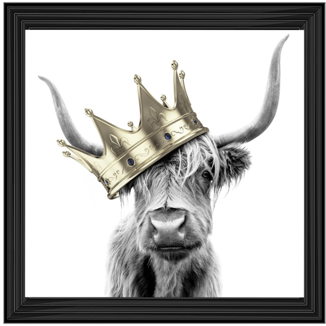 AN347 Crowned Cow Gold - image 1
