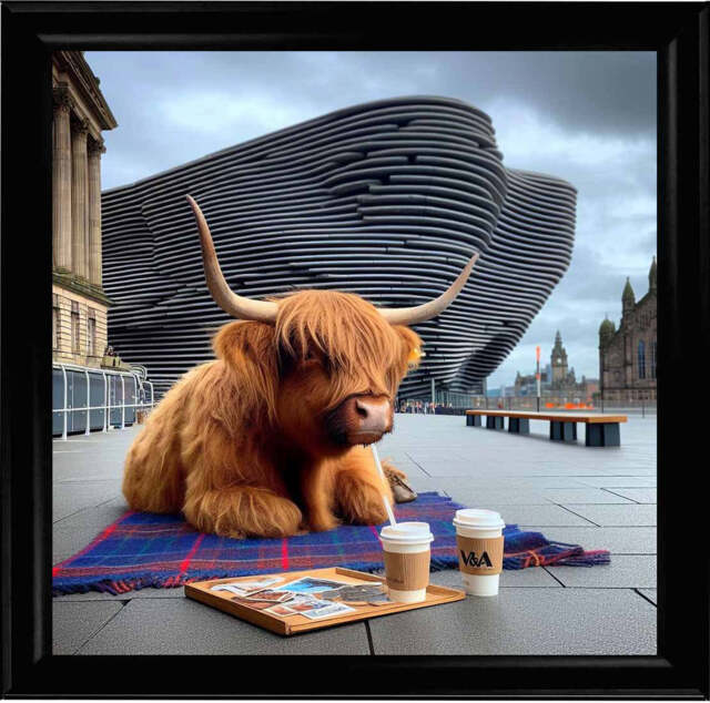AN1109 V&A VIEW COFFEE AND COW - image 1