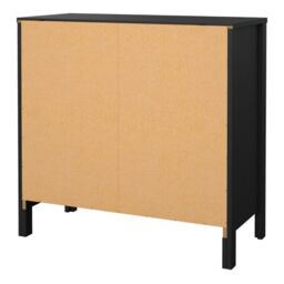 Barcelona Sideboard 2 Doors 1 Drawer in Matt Black - thumbnail 5