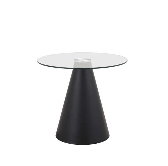 Isola Round Dining Table – Clear Glass - image 1