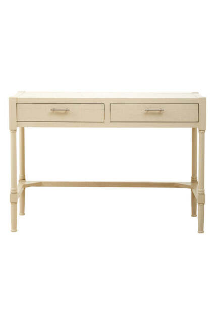 Ilmwood Antique Pearl 2-Drawer Desk - image 1