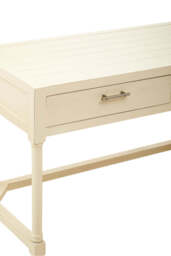 Ilmwood Antique Pearl 2-Drawer Desk - thumbnail 3