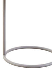 Wilmslow Side Table with Round White Top – Contemporary Side Table - thumbnail 4