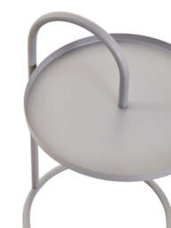 Wilmslow Side Table with Round White Top – Contemporary Side Table - thumbnail 3