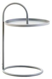 Wilmslow Side Table with Round White Top – Contemporary Side Table - thumbnail 2