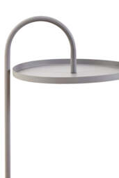 Wilmslow Side Table with Round White Top – Contemporary Side Table - thumbnail 5