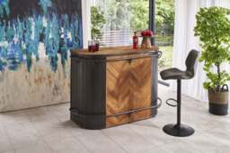 Junelle Gas Lift Bar Stool Vegan Leather Forest Green SET OF 2 - thumbnail 5