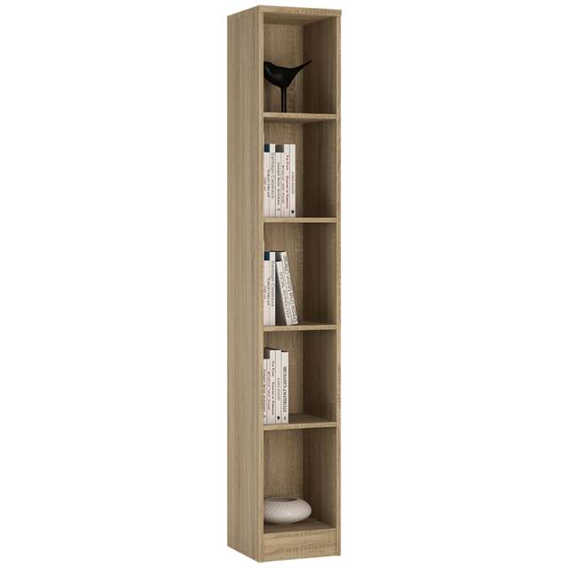 4 You Tall Narrow Bookcase in Sonama Oak - image 1