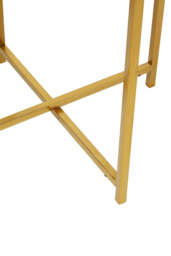 Deline Black Wire & Gold Frame Tables – Set of 2 - thumbnail 3