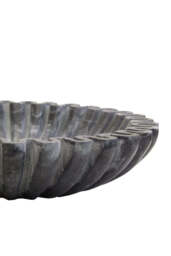 Suncrest Fluted Marble Bowl – Grey (Small) - thumbnail 5