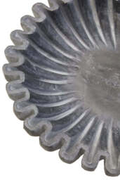Suncrest Fluted Marble Bowl – Grey (Small) - thumbnail 4
