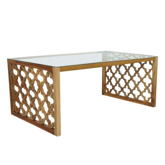 Ilvara Coffee Table - glass top