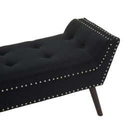 Galerie Fabric Bench – Black - thumbnail 5