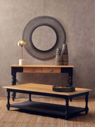 Vireo Townhouse Console Table – Antique Finish - thumbnail 2