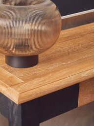 Vireo Townhouse Console Table – Antique Finish - thumbnail 4