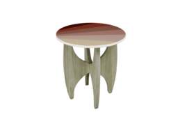 Keldrin Lamp Table - Pink Hues