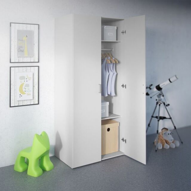 Space Wardrobe with 2 doors White 1750 - image 1