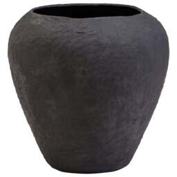 Planter Cotton Large Ravessa Black Mache