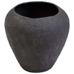 Planter Cotton Large Ravessa Black Mache - thumbnail 2