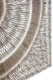 Horizon Wood Carving Wall Art – Silver - thumbnail 3