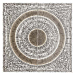 Horizon Wood Carving Wall Art – Silver