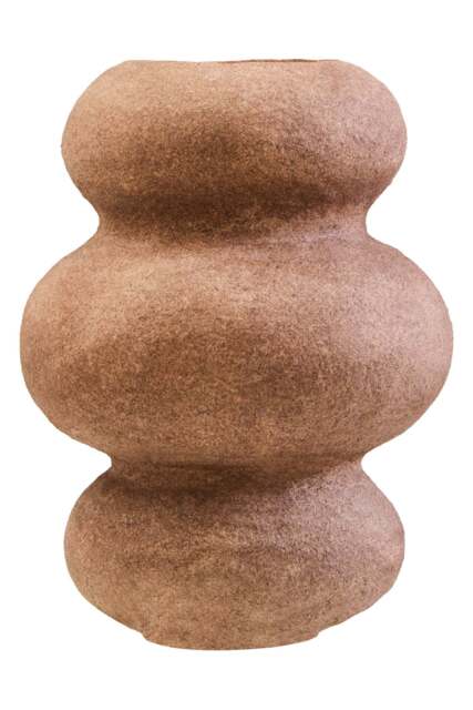 and Cotton Shell Coco Ravessa Bubble Mache Vase - image 1