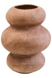 and Cotton Shell Coco Ravessa Bubble Mache Vase - thumbnail 2