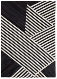 Elara Rug – Black & White (Large)